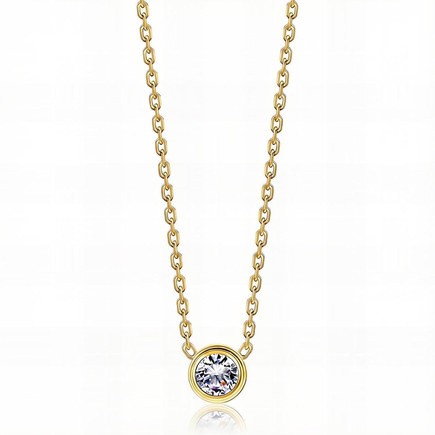 18K Gold Plated Steel Necklace