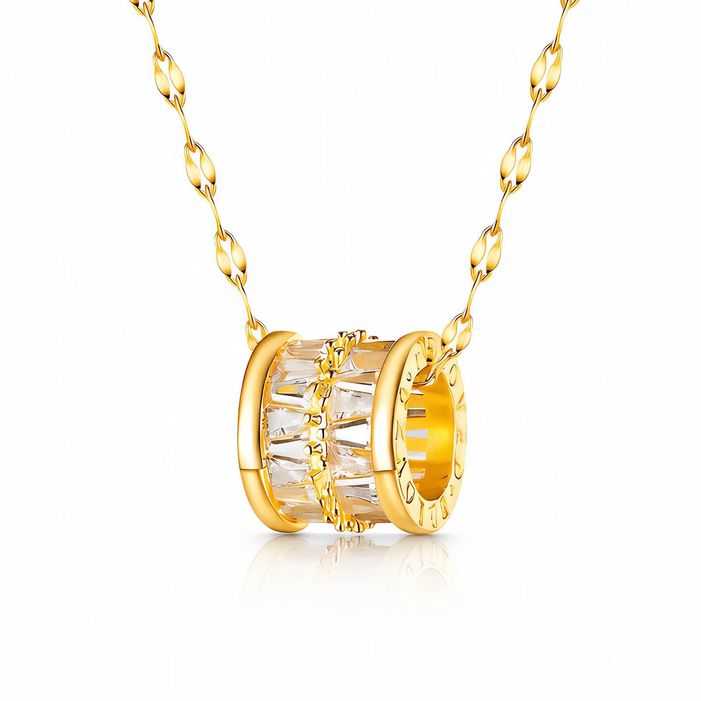 18K Gold Plated Steel Necklace