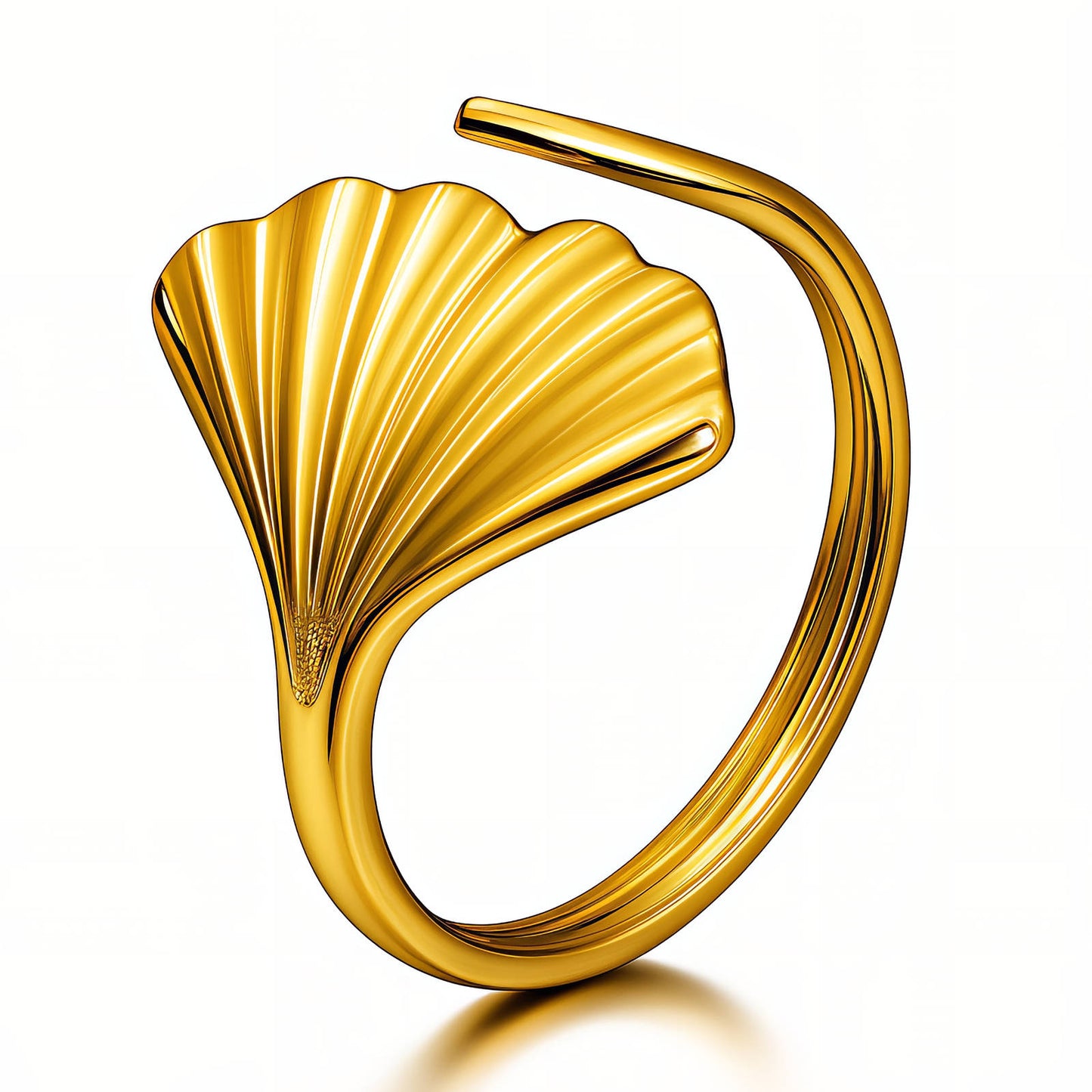 18K Gold Plated Steel Ring