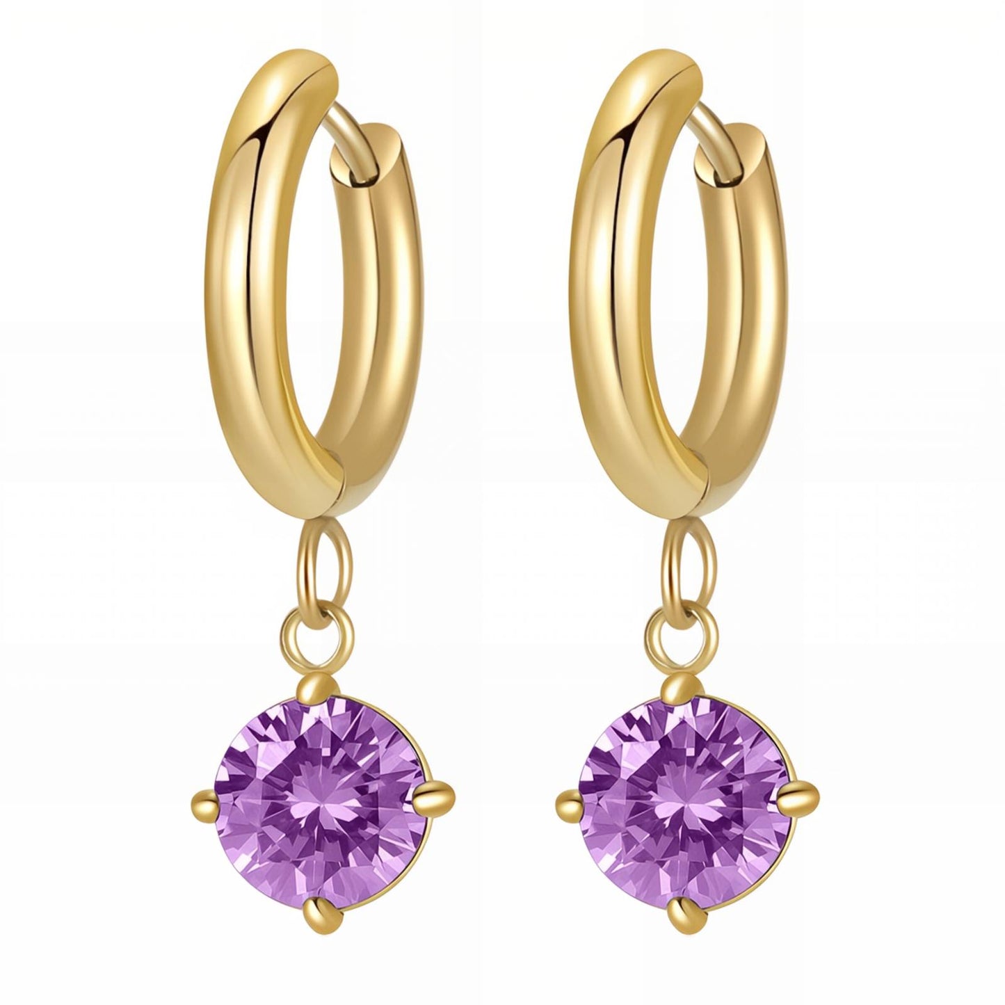 18K Gold Plated Steel Earring