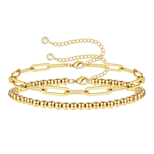 18K Gold Plated Steel Bracelet