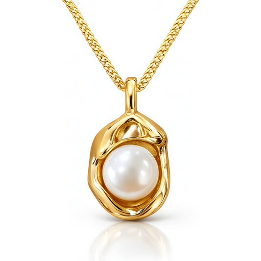 18K Gold Plated Steel Necklace