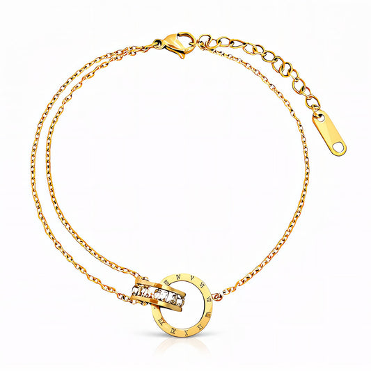 18K Gold Plated Steel Anklet