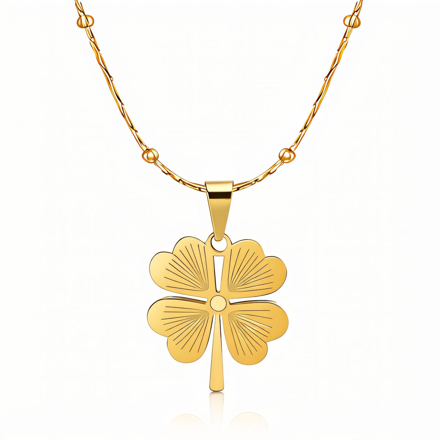 18K Gold Plated Steel Necklace