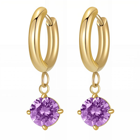 18K Gold Plated Steel Earring